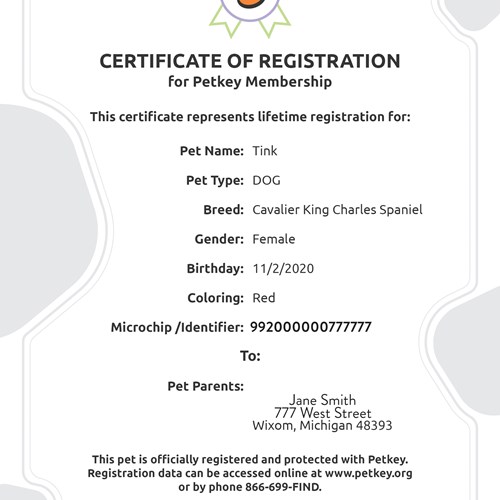 Proof of Keepership Certificate