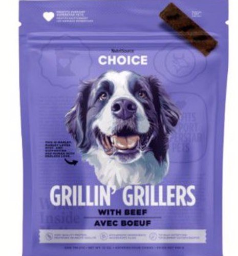 12 OZ DOG CHOICE BEEF GRILLIN GRILLERS TREAT