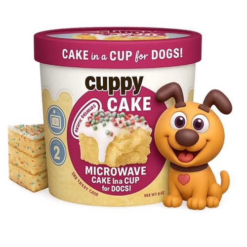 Cuppy Cake Microwave Cake in A Cup for Dogs
