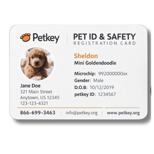 Petkey Pet ID Card