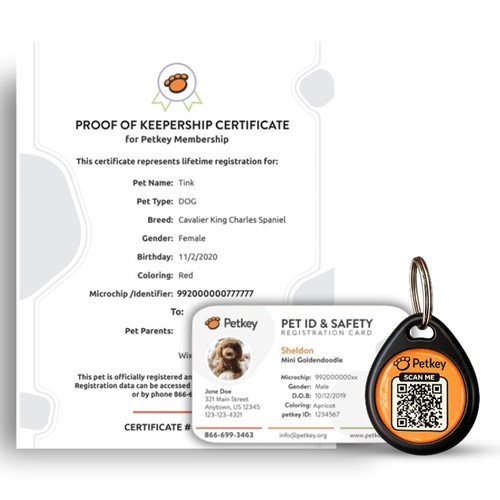 Keeper Pet ID & Tag Bundle