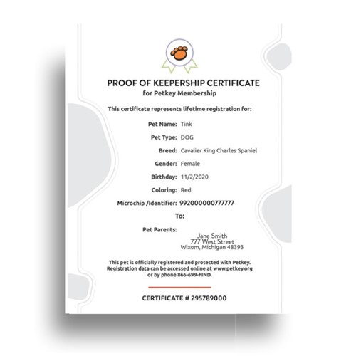 Proof of Keepership Certificate
