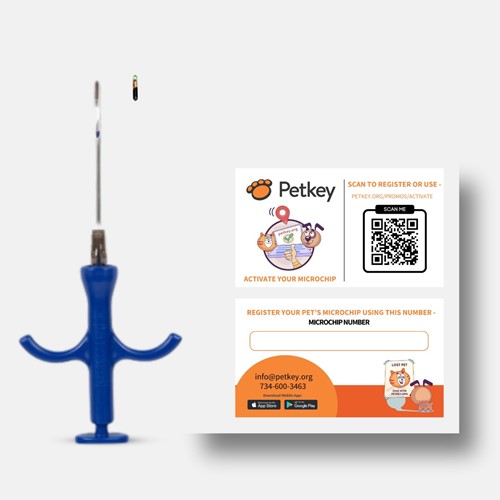 Petkey ISO Single Mini Microchip