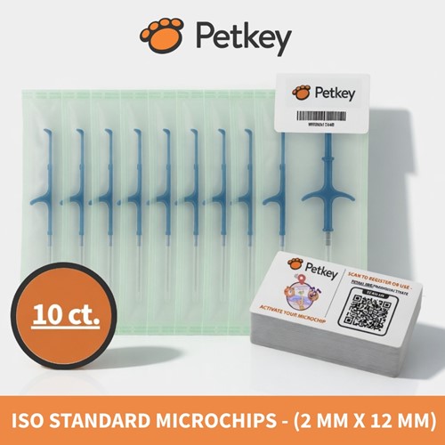 10 Ct Bag of STANDARD ISO Microchips