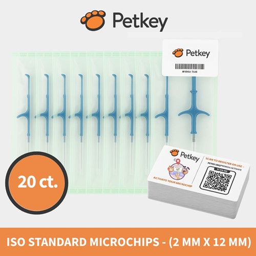 20 Ct Bag of STANDARD ISO Microchips