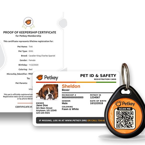 Keeper Pet ID & Tag Bundle
